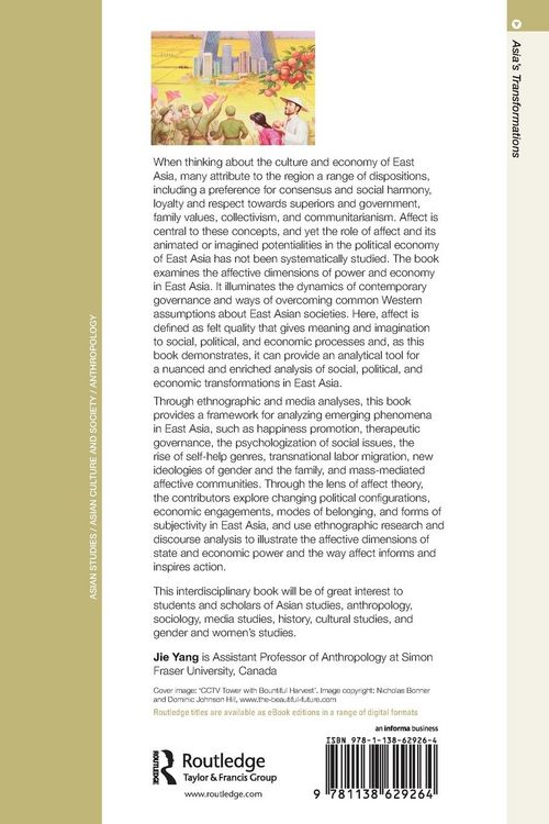 Produktbild: The Political Economy of Affect and Emotion in East Asia