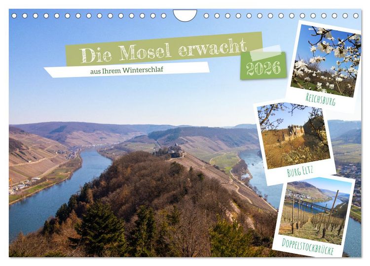 Produktbild: Die Mosel erwacht aus Ihrem Winterschlaf (Wandkalender 2026 DIN A4 quer), CALVENDO Monatskalender