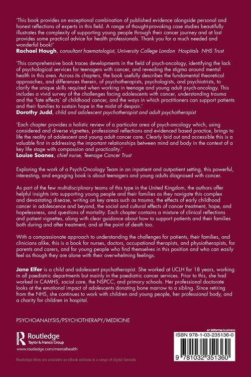 Produktbild: Perspectives from a Psych-Oncology Team Working with Teenagers and Young Adults with Cancer