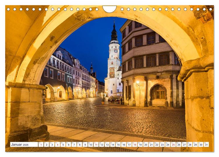 Produktbild: Traumkulisse G&Ouml;RLITZ (Wandkalender 2026 DIN A4 quer), CALVENDO Monatskalender