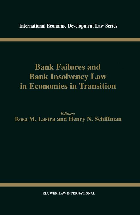 Produktbild: Bank Failures and Bank Insolvency Law in Economies in Transition