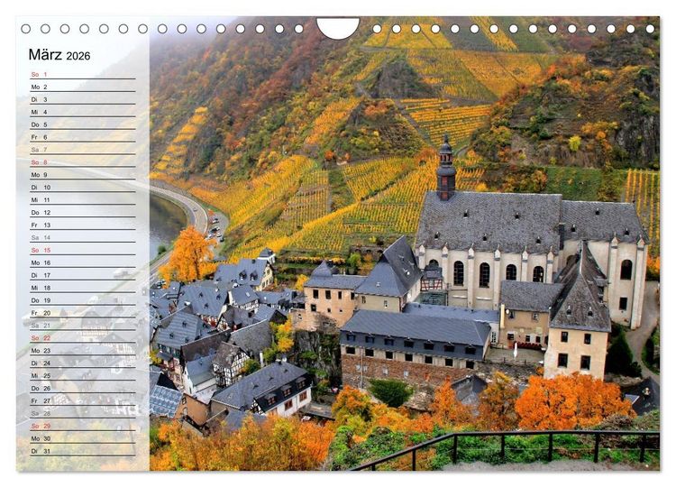 Produktbild: Eine Perle an der Mosel - Beilstein (Wandkalender 2026 DIN A4 quer), CALVENDO Monatskalender