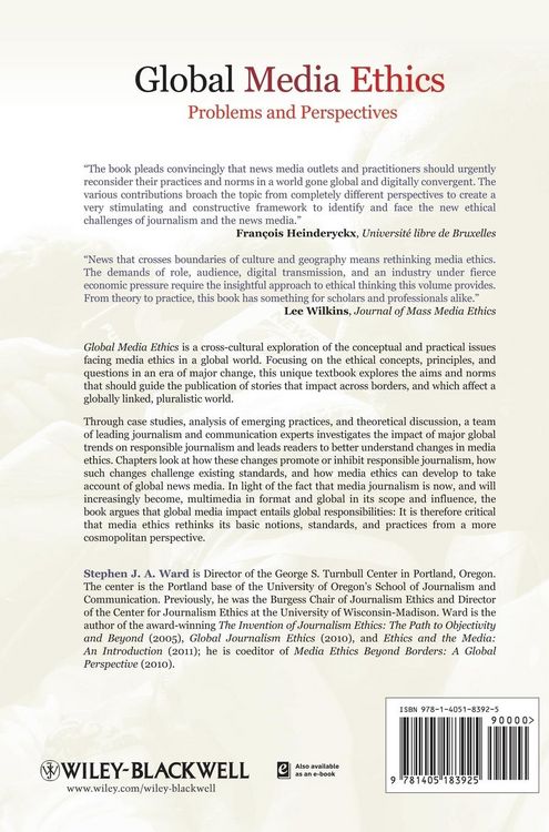 Produktbild: Global Media Ethics