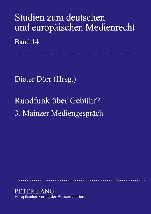 Produktbild: Rundfunk &uuml;ber Geb&uuml;hr?