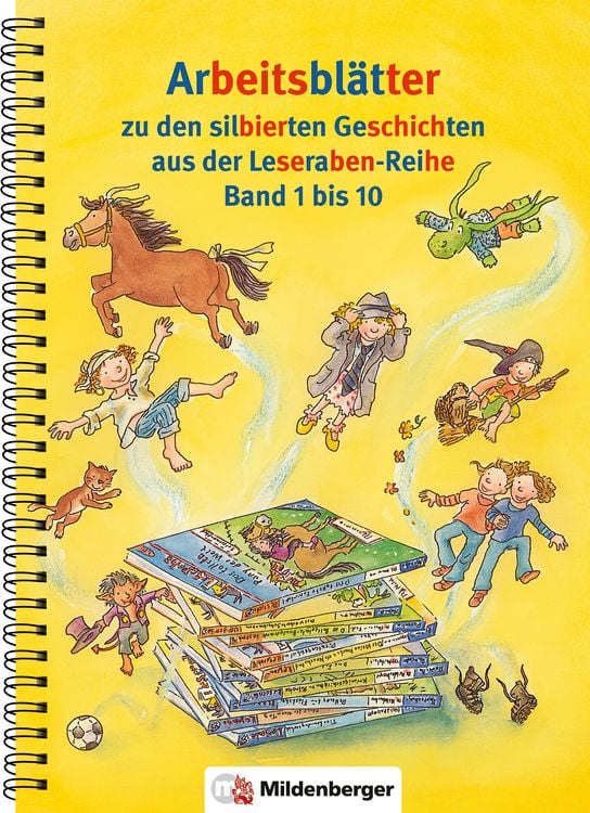 Produktbild: Der Leserabe mit Silbentrenner. Arbeitsblätter zu Band 1 bis 10