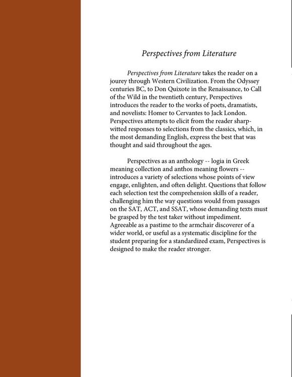 Produktbild: Perspectives in Literature