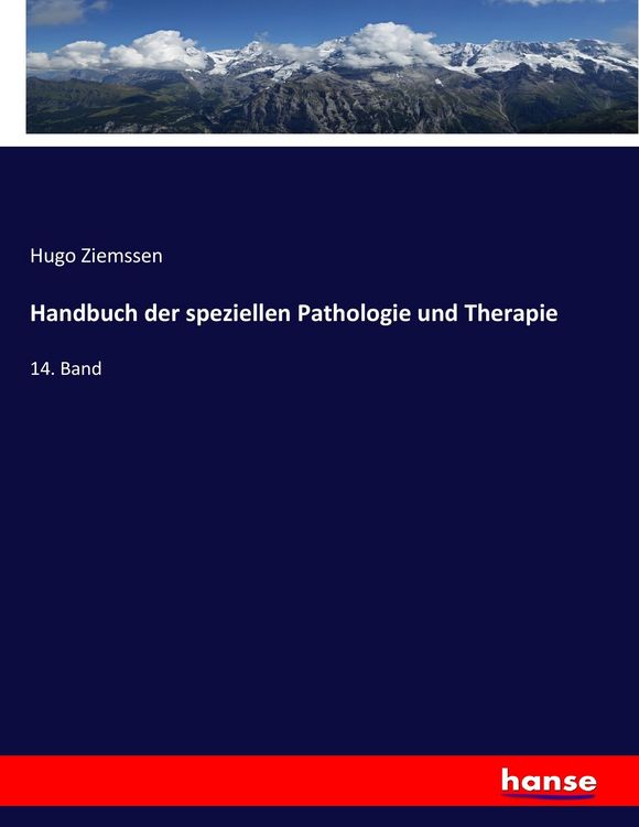 Produktbild: Handbuch der speziellen Pathologie und Therapie