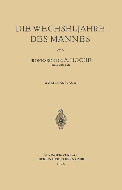 Produktbild: Die Wechseljahre des Mannes