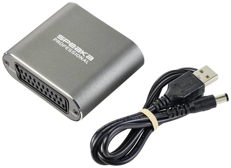 Produktbild: SpeaKa Professional TV, Monitor Konverter SP-SHC-200 [SCART - HDMI] 1920 x 1080 Pixel