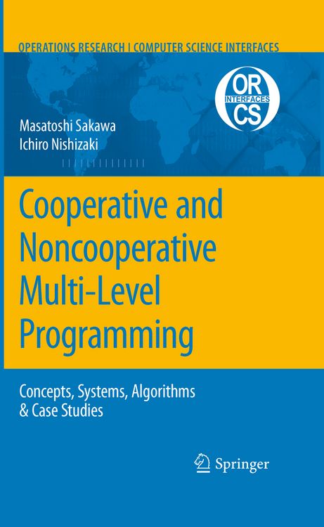 Produktbild: Cooperative and Noncooperative Multi-Level Programming