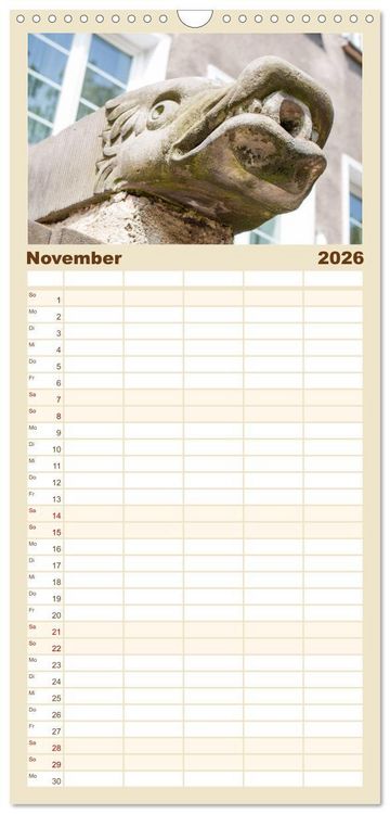Produktbild: Familienplaner 2026 - Danzig - Polnische Hansestadt mit 5 Spalten (Wandkalender, 21 x 45 cm) CALVENDO