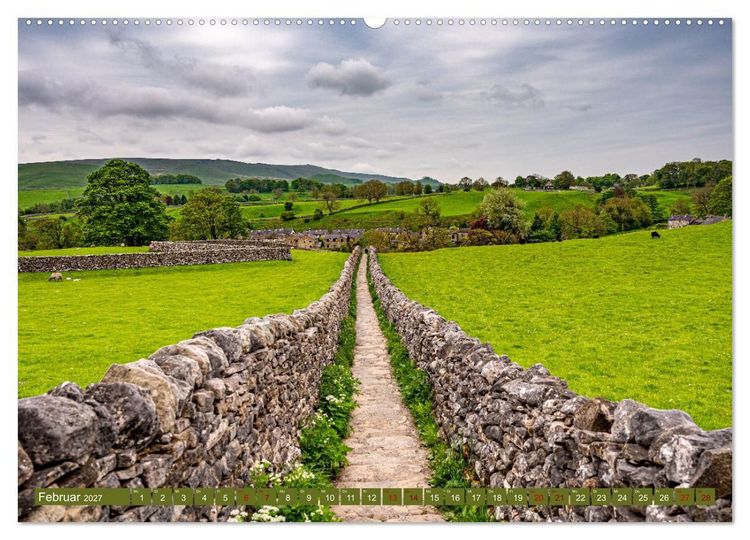 Produktbild: Yorkshire - Dales und Coast (hochwertiger Premium Wandkalender 2027 DIN A2 quer), Kunstdruck in Hochglanz