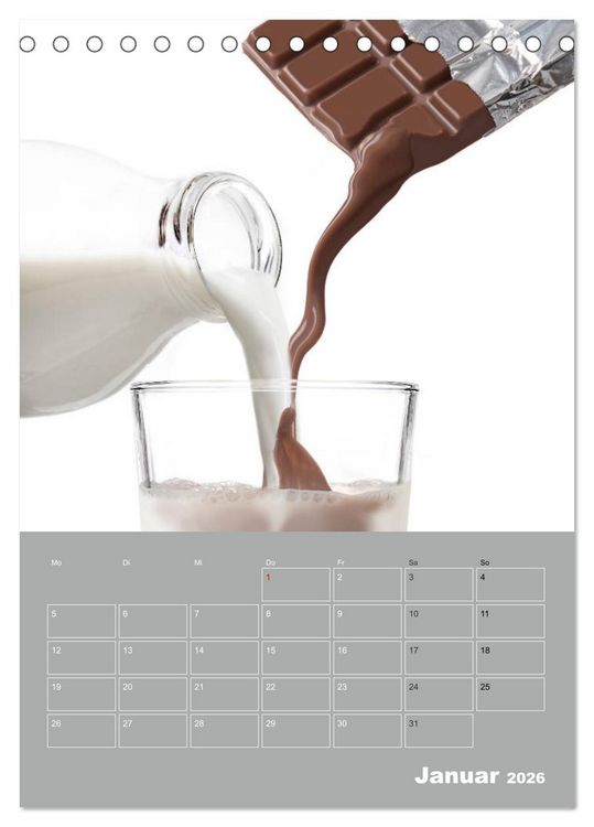 Produktbild: Buntes f&uuml;r die K&uuml;che (Tischkalender 2026 DIN A5 hoch), CALVENDO Monatskalender