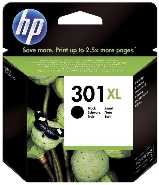 Produktbild: HP 301XL Druckerpatrone Original Schwarz CH563EE Tinte