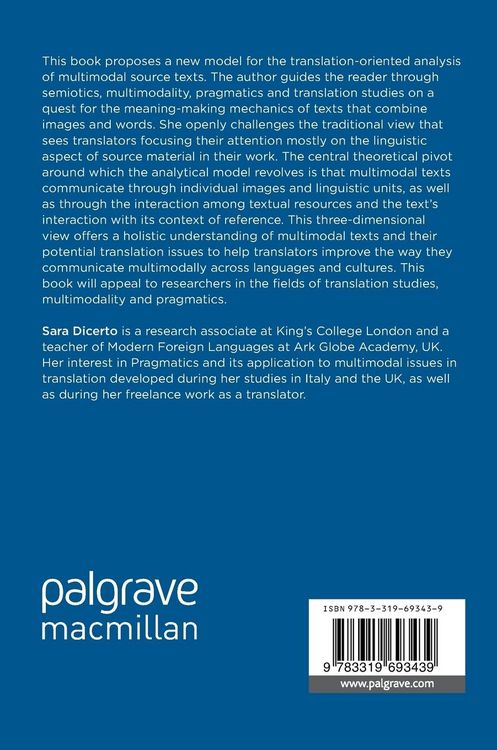 Produktbild: Multimodal Pragmatics and Translation