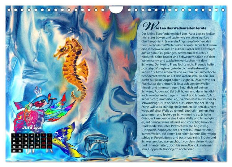 Produktbild: Eine Schatzkiste f&uuml;r Kinder (Wandkalender 2026 DIN A4 quer), CALVENDO Monatskalender