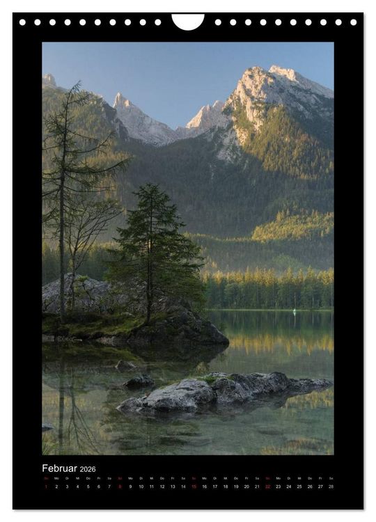 Produktbild: Landschaft im Fokus - Bayern, Tirol und S&uuml;dtirol (Wandkalender 2026 DIN A4 hoch), CALVENDO Monatskalender