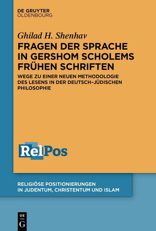 Produktbild: Fragen der Sprache in Gershom Scholems fr&uuml;hen Schriften