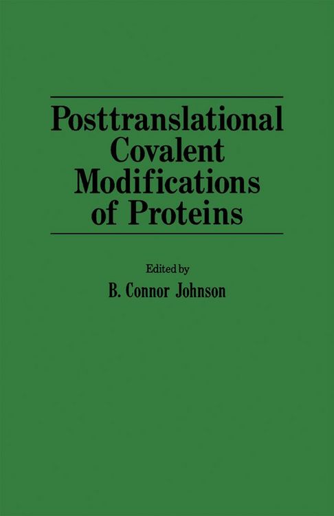Produktbild: Posttranslational covalent modifications of proteins