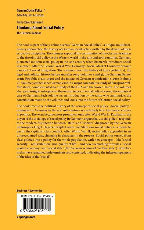 Produktbild: Thinking About Social Policy