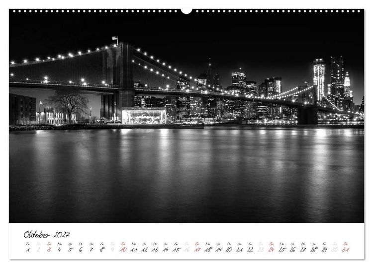 Produktbild: New York &ndash; The Big Apple (hochwertiger Premium Wandkalender 2027 DIN A2 quer), Kunstdruck in Hochglanz