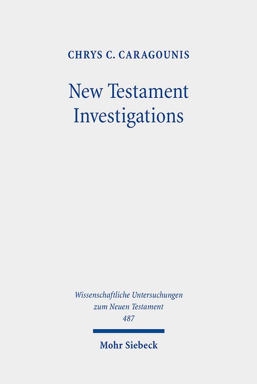 Produktbild: New Testament Investigations