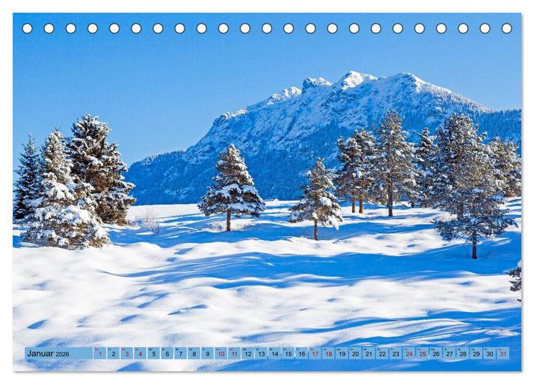 Produktbild: Die Buckelwiesen im Oberen Isartal (Tischkalender 2026 DIN A5 quer), CALVENDO Monatskalender