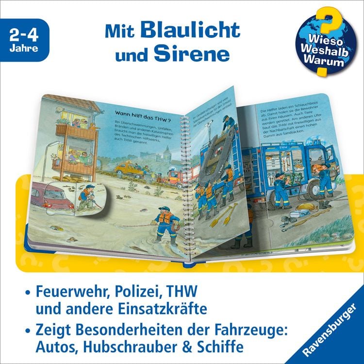 Produktbild: Wieso? Weshalb? Warum? junior, Band 23 - Die Rettungsfahrzeuge