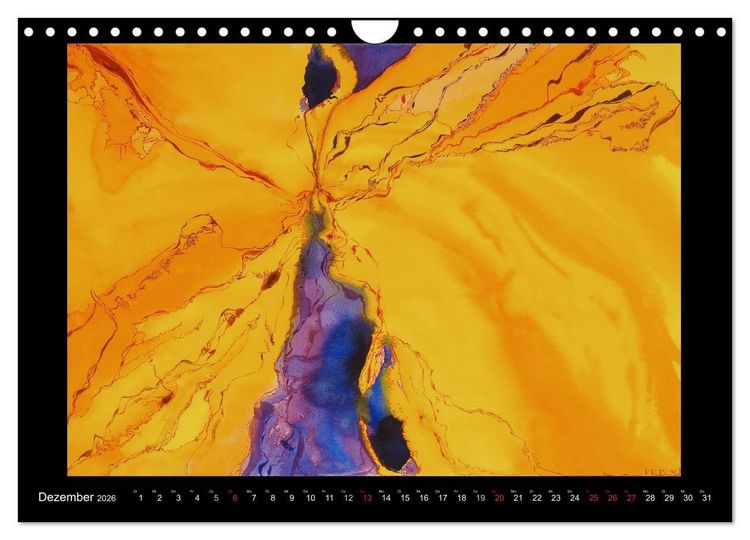 Produktbild: Feinste Aquarelle (Wandkalender 2026 DIN A4 quer), CALVENDO Monatskalender