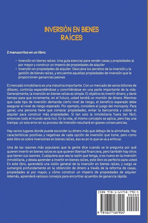 Produktbild: Inversi&oacute;n en bienes ra&iacute;ces