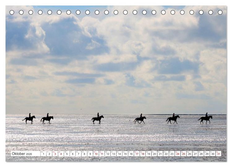 Produktbild: Cuxland, Urlaubsgl&uuml;ck zwischen Nordsee und Elbe (Tischkalender 2026 DIN A5 quer), CALVENDO Monatskalender