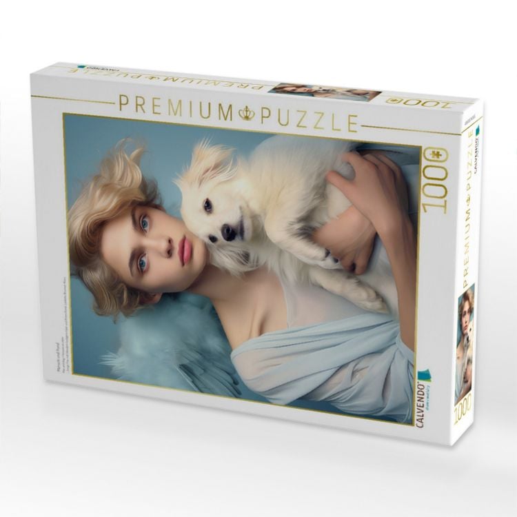 Produktbild: CALVENDO Puzzle Mensch und Hund | 1000 Teile Lege-Gr&ouml;&szlig;e 64x48cm Foto-Puzzle f&uuml;r gl&uuml;ckliche Stunden