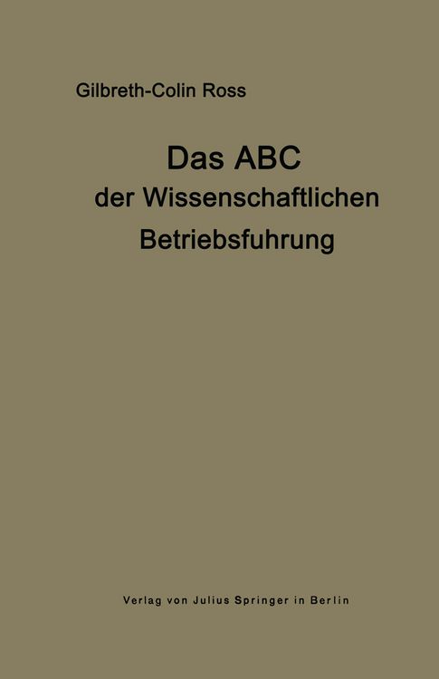 Produktbild: Das ABC der wissenschaftlichen Betriebsf&uuml;hrung