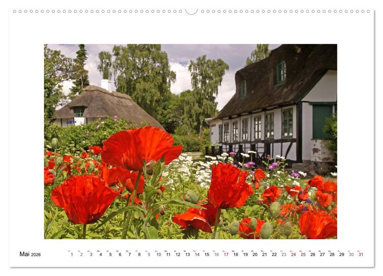Produktbild: D&auml;nemark - Flensborg Fjord und Inselwelt (hochwertiger Premium Wandkalender 2026 DIN A2 quer), Kunstdruck in Hochglanz