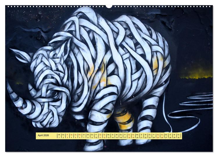 Produktbild: Street Art in London - cool, stylisch und hochprofessionell (Wandkalender 2026 DIN A2 quer), CALVENDO Monatskalender