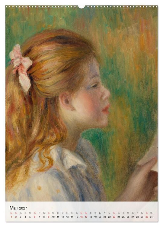 Produktbild: Die kleinen Musen des Monsieur Renoir (Wandkalender 2027 DIN A2 hoch), CALVENDO Monatskalender