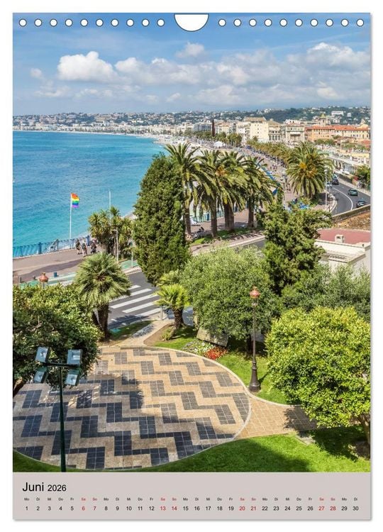 Produktbild: C&Ocirc;TE D&rsquo;AZUR Cannes, Monaco und Nizza (Wandkalender 2026 DIN A4 hoch), CALVENDO Monatskalender