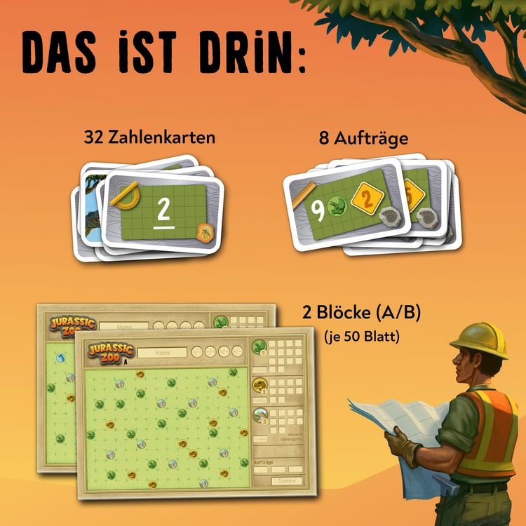 Produktbild: Jurassic Zoo &ndash; Dinos einz&auml;unen & Punkte abr&auml;umen