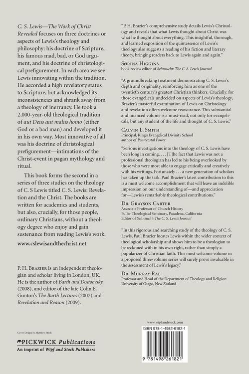 Produktbild: C.S. Lewis-The Work of Christ Revealed