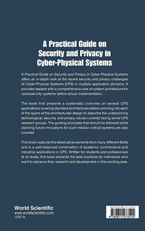 Produktbild: Practical Guide Security and Privacy Cyber-Physical Systems