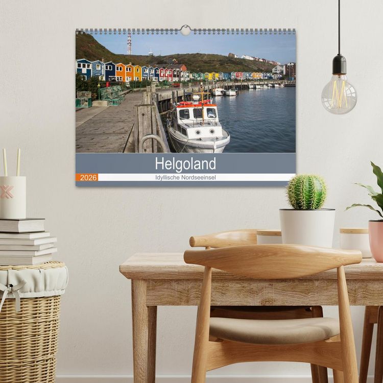 Produktbild: Helgoland - idyllische Nordseeinsel (Wandkalender 2026 DIN A3 quer), CALVENDO Monatskalender