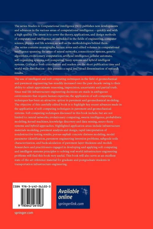 Produktbild: Intelligent and Soft Computing in Infrastructure Systems Engineering