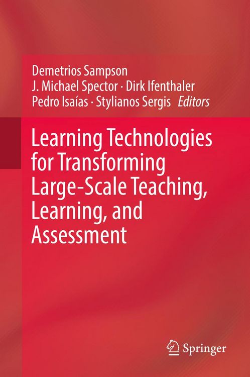 Produktbild: Learning Technologies for Transforming Large-Scale Teaching, Learning, and Assessment