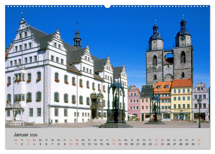 Produktbild: UNESCO Welterbest&auml;tten in Deutschland (Wandkalender 2026 DIN A2 quer), CALVENDO Monatskalender