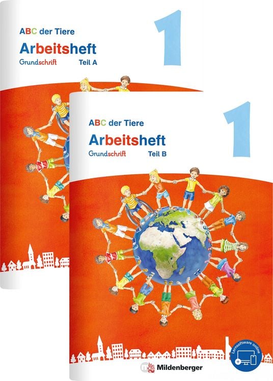 Produktbild: ABC der Tiere 1 Neubearbeitung - Arbeitsheft Grundschrift, Teil A und B