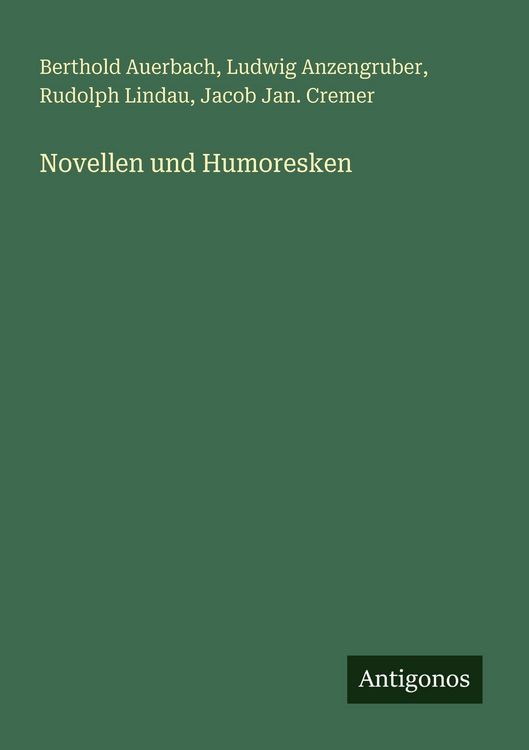 Produktbild: Novellen und Humoresken