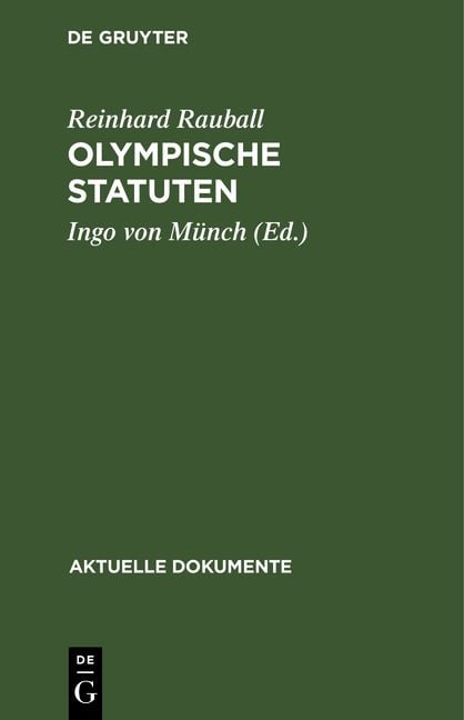 Produktbild: Olympische Statuten