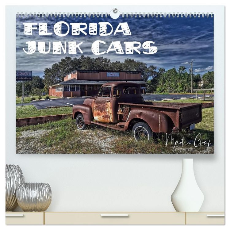 Produktbild: Florida Junk Cars (hochwertiger Premium Wandkalender 2027 DIN A2 quer), Kunstdruck in Hochglanz