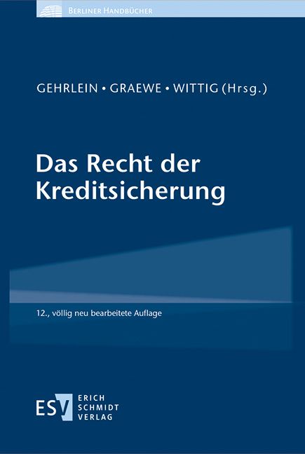 Produktbild: Das Recht der Kreditsicherung