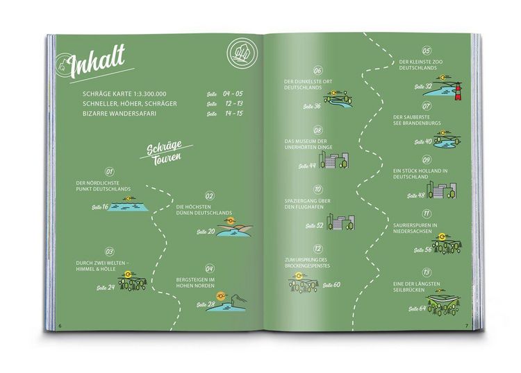 Produktbild: KOMPASS Schr&auml;ge Touren Deutschland, 47 Touren